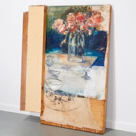 Marilyn McAvoy, mixed media on plywood, 1995