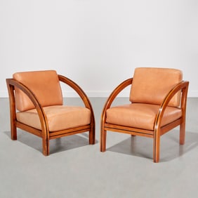 Paul Frankl, "D" chairs, ex Garrick Stephenson