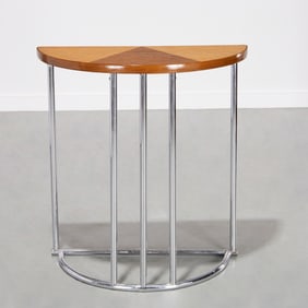 Gilbert Rohde, rare demilune console