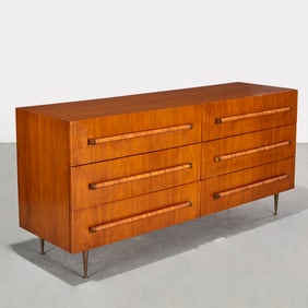 T.H. Robsjohn-Gibbings walnut dresser