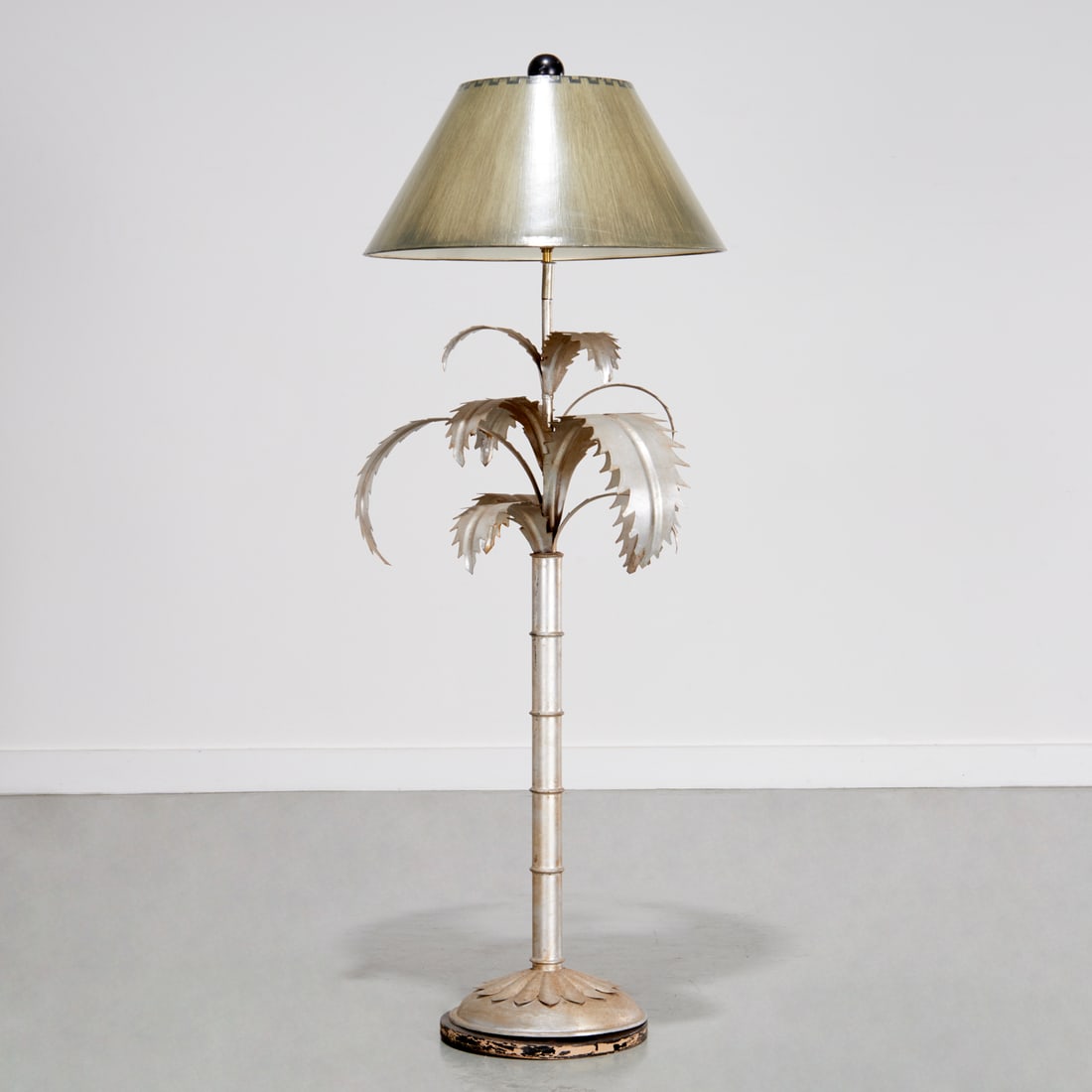 Large Hollywood Regency style palm tree lamp (1 of 6)