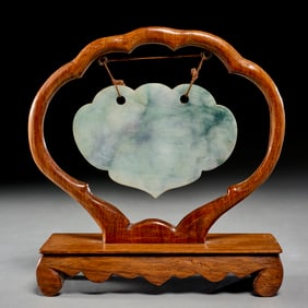 Chinese jade hanging goqing chime