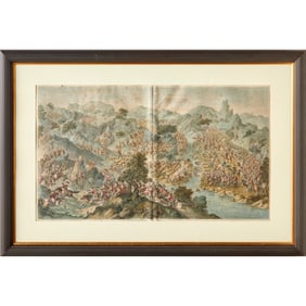 After Castiglione, engraving, ex Christie's