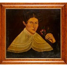 Ruth Shute (manner), oil portrait on canvas