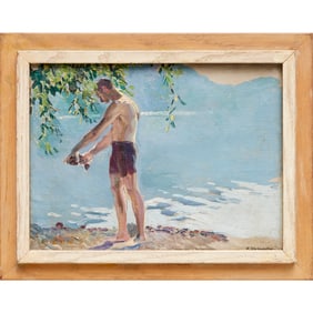 William E.B. Starkweather, oil on canvas, 1920