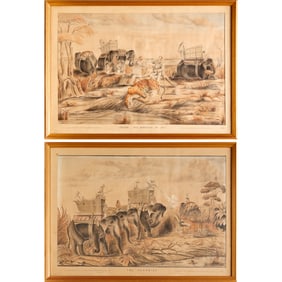 Charles Trench (manner), (2) Safari drawings