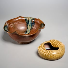 (2) Chinese Song style pottery vessels