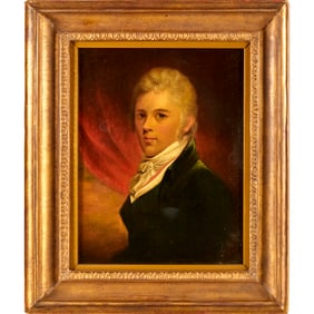 Edward Malbone (after), oil on panel, exhibited