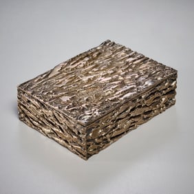 Tiffany & Co. Brutalist sterling silver box