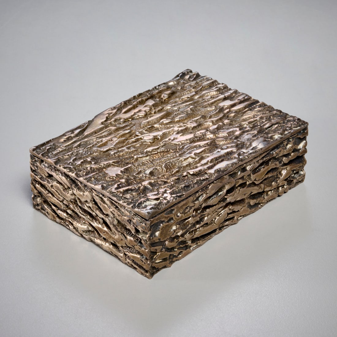 Tiffany & Co. Brutalist sterling silver box (1 of 5)