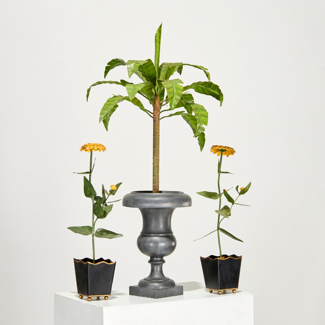 (3) Tole peinte botanical models (1 of 8)