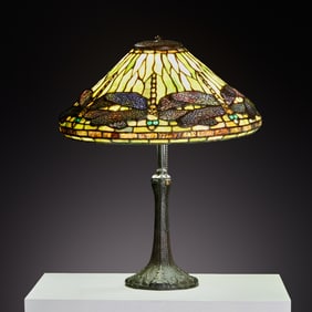 Art Glass Studio, "Dragonfly" table lamp
