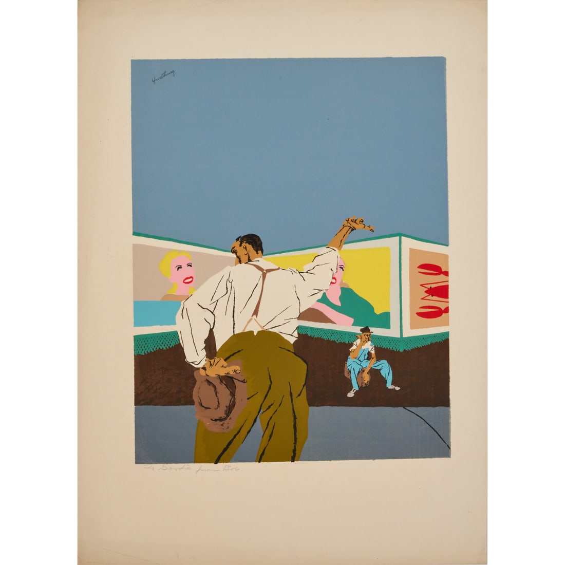 Robert Gwathmey, screenprint, 1937 (1 of 6)