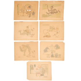 Maxfield Parrish, (7) original illustrations