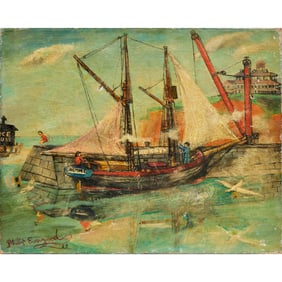 Philip Evergood, oil on canvas, 1928