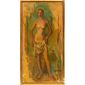 Moses Soyer, oil on canvas