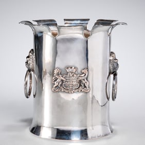 Matthew Boulton, silver plated bottle cooler