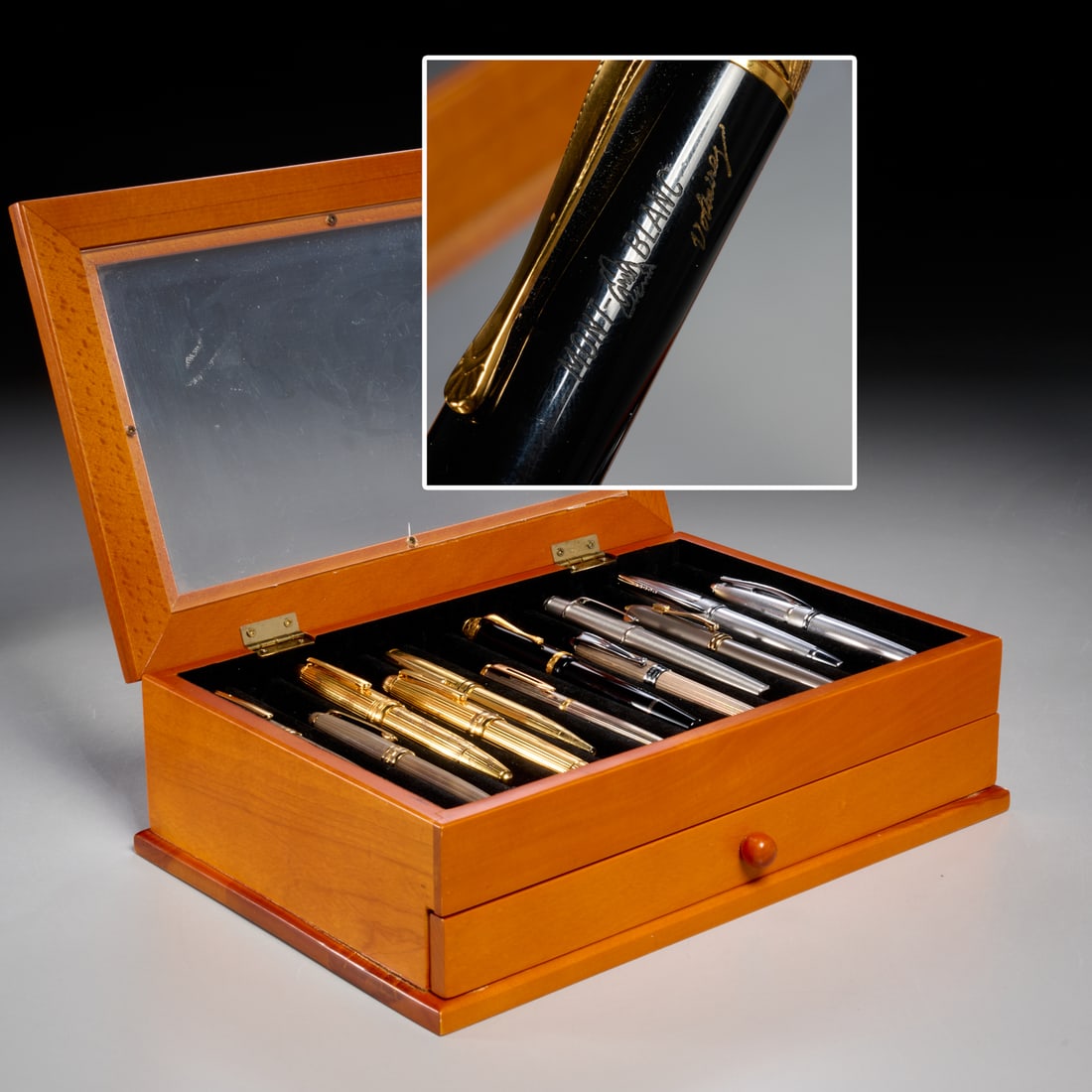 Collection (16) pens and pencil, incl. Montblanc (1 of 10)