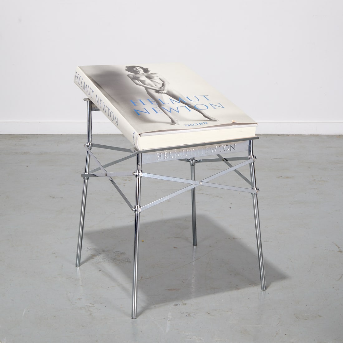 Helmut Newton, signed "Sumo" book on Starck stand (1 of 10)