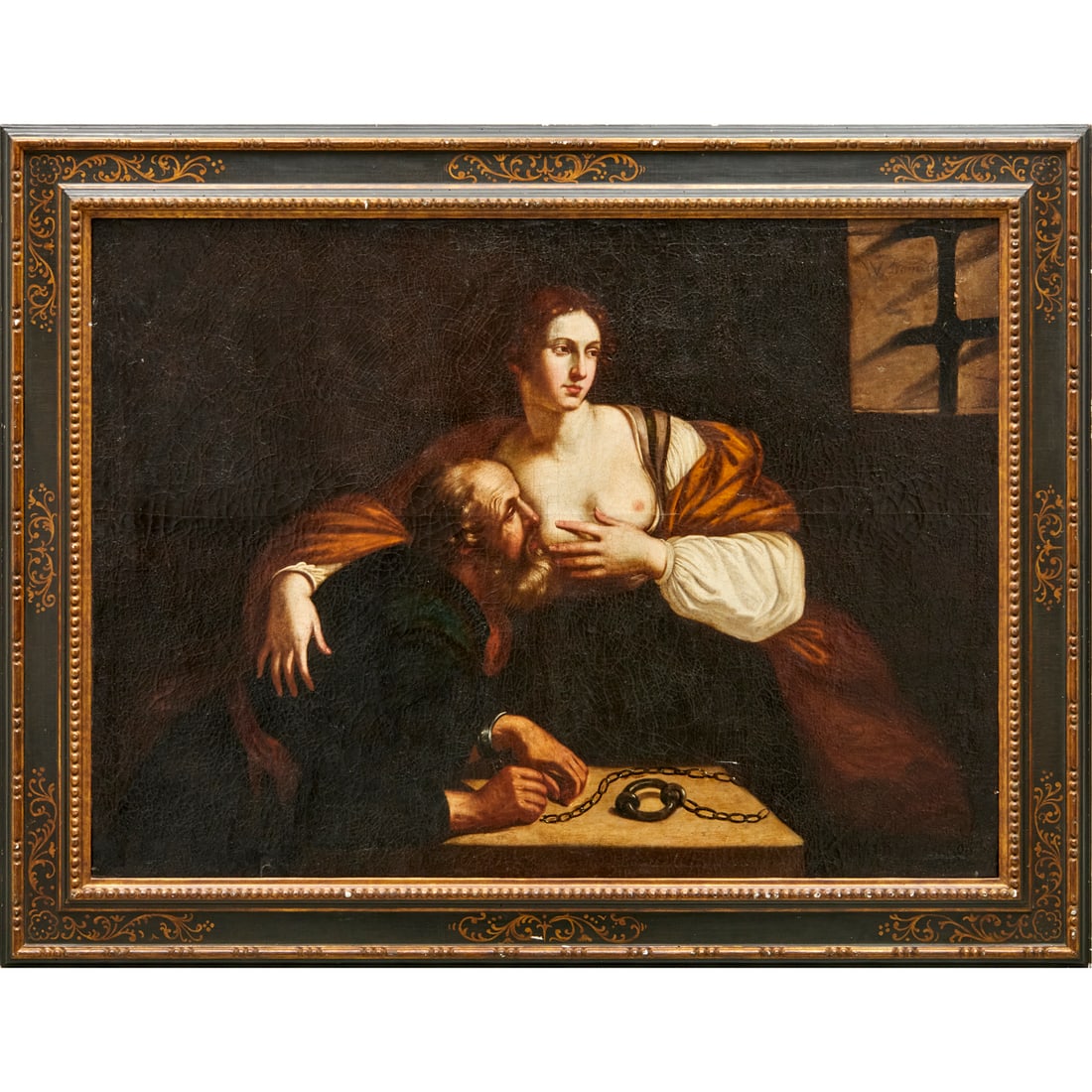 Guercino (after), large oil on canvas (1 of 8)