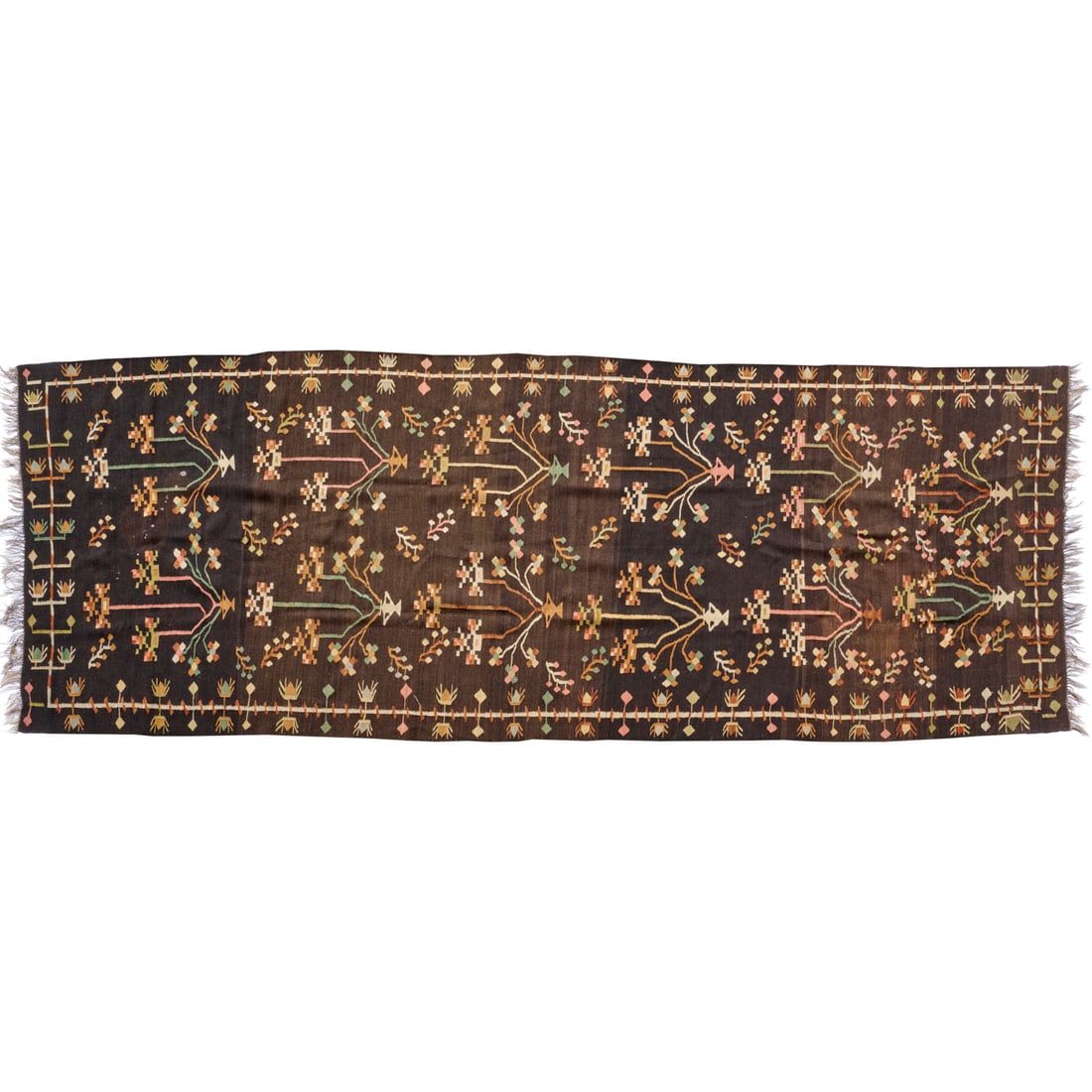 Antique Bessarabian flat weave carpet (1 of 7)