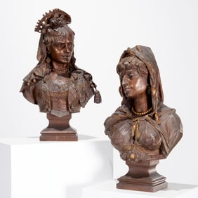 A. Guillot (after), busts, ex Norma Kamali