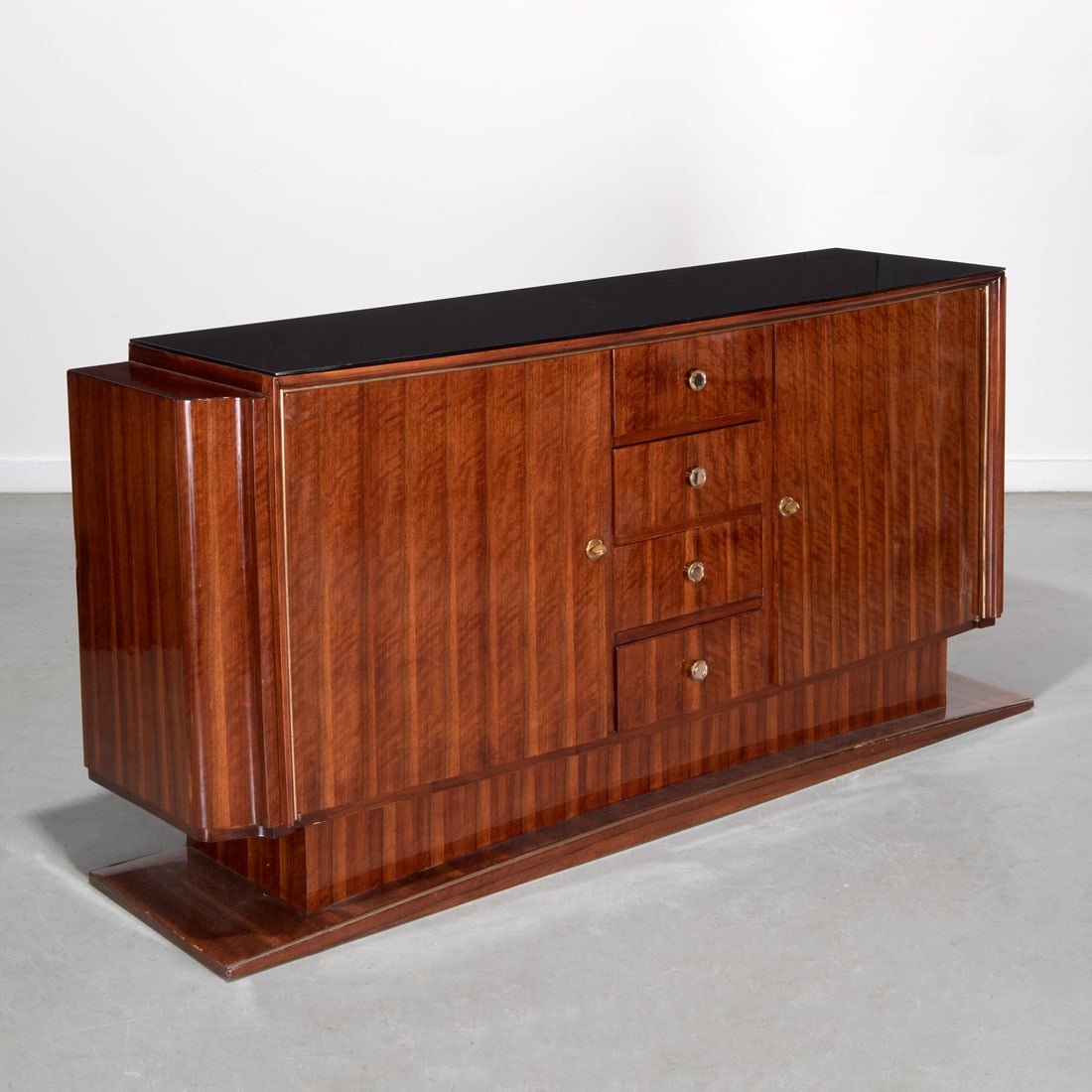 French Art Deco rosewood veneer buffet (1 of 6)