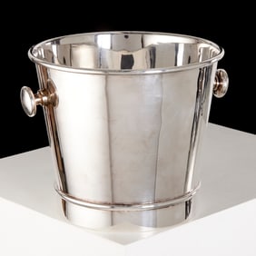 Hermes, Paris silver plated ice bucket