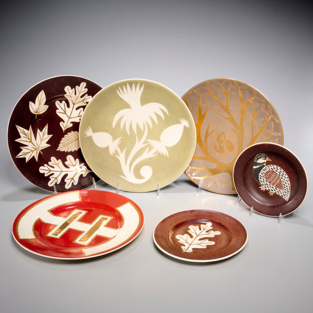 Waylande Gregory, group (6) MCM plates (1 of 5)