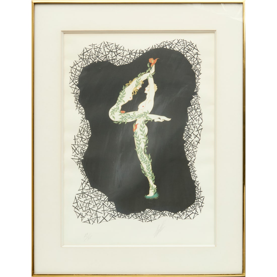 Erte, signed serigraph, 1976 (1 of 6)