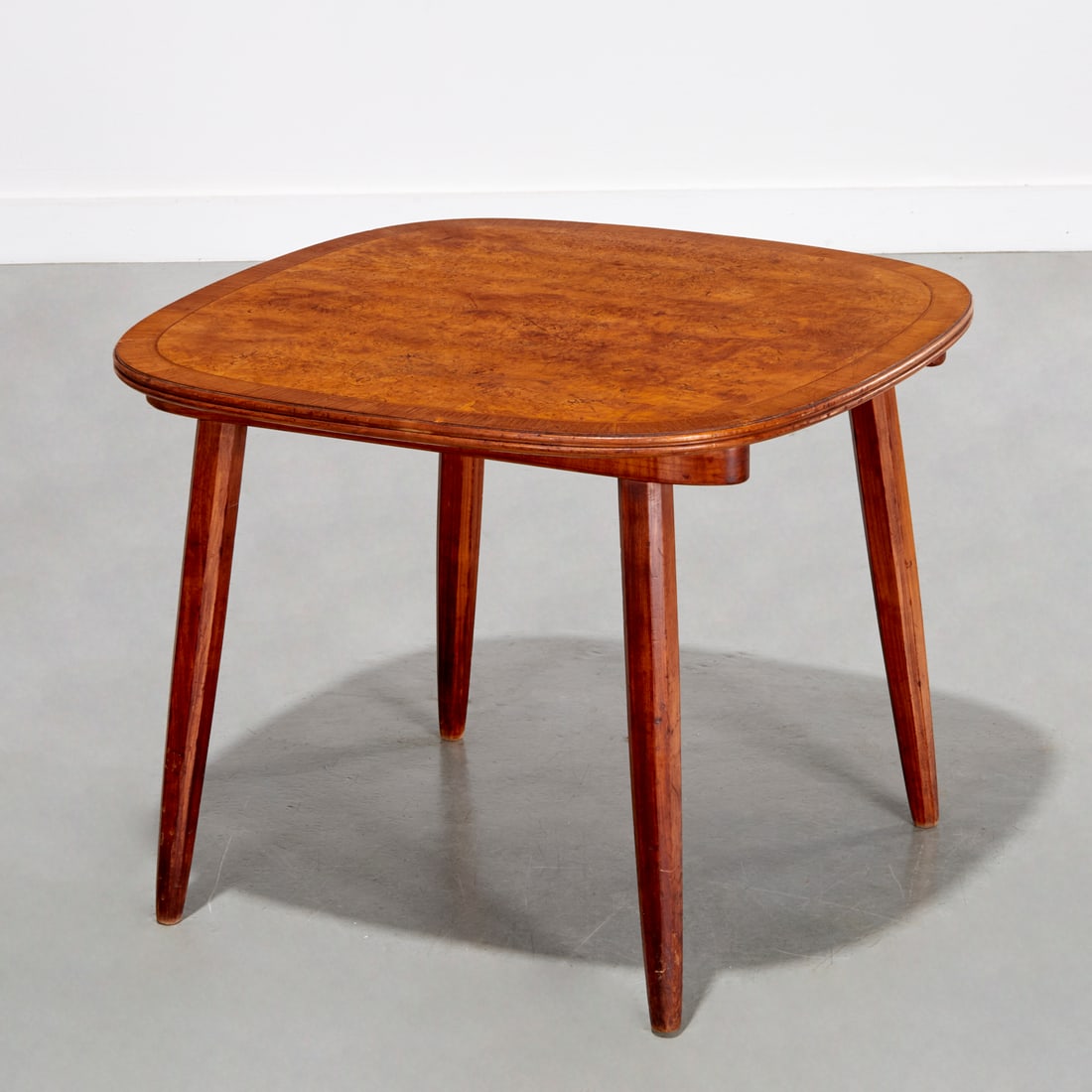 George Nakashima style burlwood side table (1 of 3)