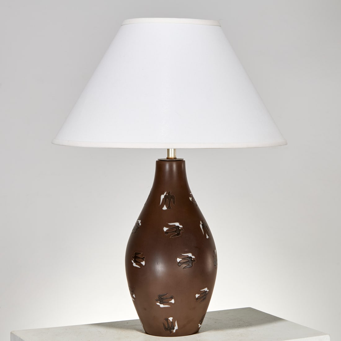 Ugo Zaccagnini / Raymor, pottery table lamp (1 of 4)
