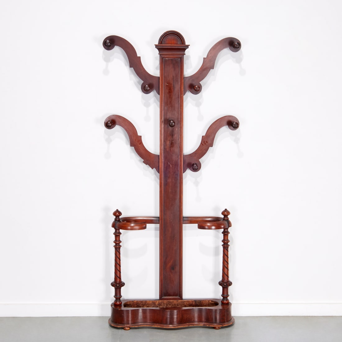 Victorian mahogany hall tree (1 of 5)