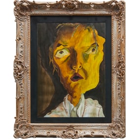 Expressionist style oil on canvas