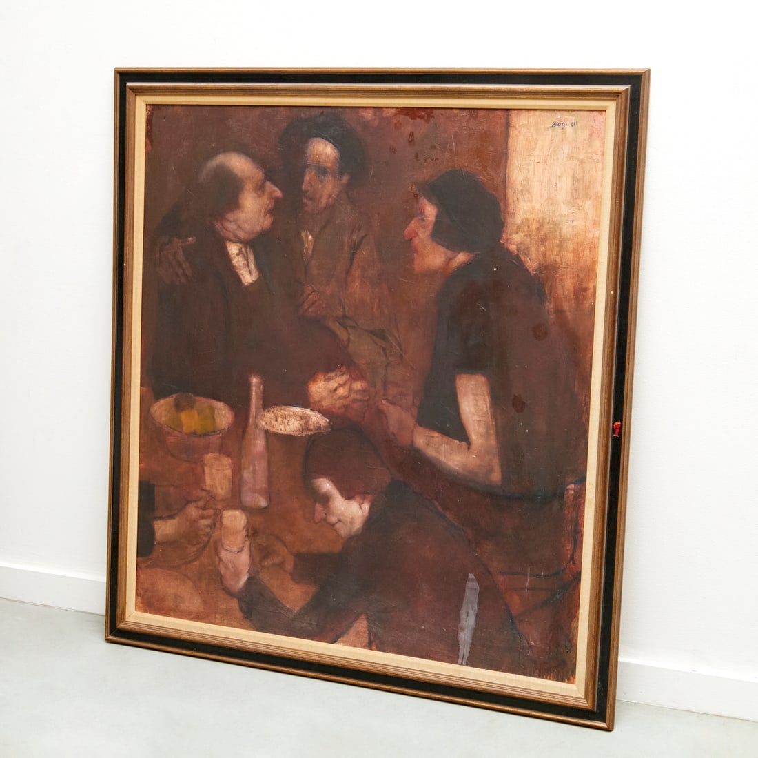 Stephen Bagnell, large oil on board (1 of 7)