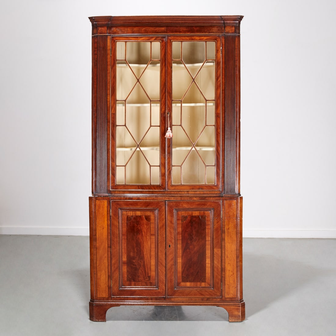 Mahogany Corner Cabinet