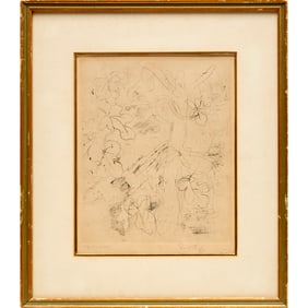 Raoul Dufy, signed etching, c. 1959