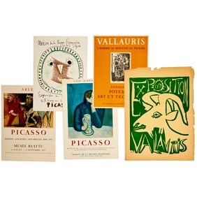 Pablo Picasso, (5) exhibition posters