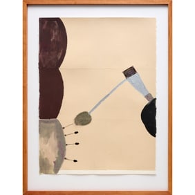James Brown, mixed media, 1996