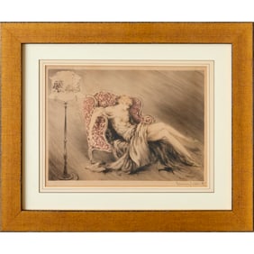 Louis Icart, signed etching