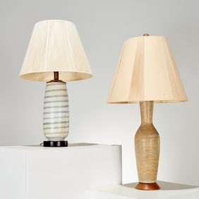 (2) Mid-Century lamps, incl. Design Technics