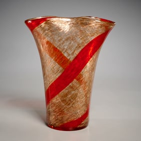 Fratelli Toso, Murano glass vase