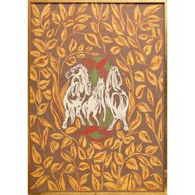 Raoul Dufy (after), silkscreen on canvas