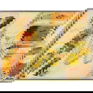Larry Rivers, signed ltd. ed. print, 1966: Larry Rivers, signed ltd. ed. print, 1966, Larry Rivers (American, 1923-2002), "Tantastic", offset lithograph mounted to plexiglass, signed and numbered 98/225 in marker on the plexi, framed under gla