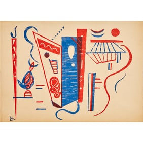 Wassily Kandinsky, color woodcut