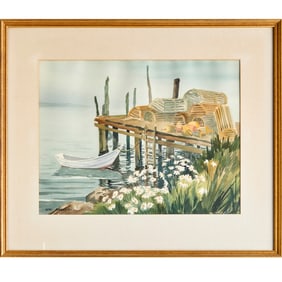 Wini Smart, watercolor on paper, 1987