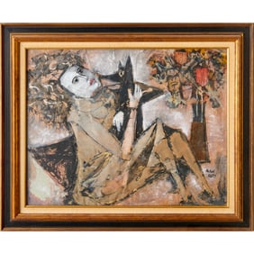 Michael Ross, mixed media on paper