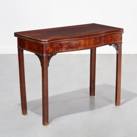 Antique George III style fretwork games table