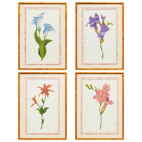 Nancy Nevin, (4) signed aquatint etchings