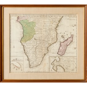 Henry de Leth, Map of Southern Africa, c. 1730